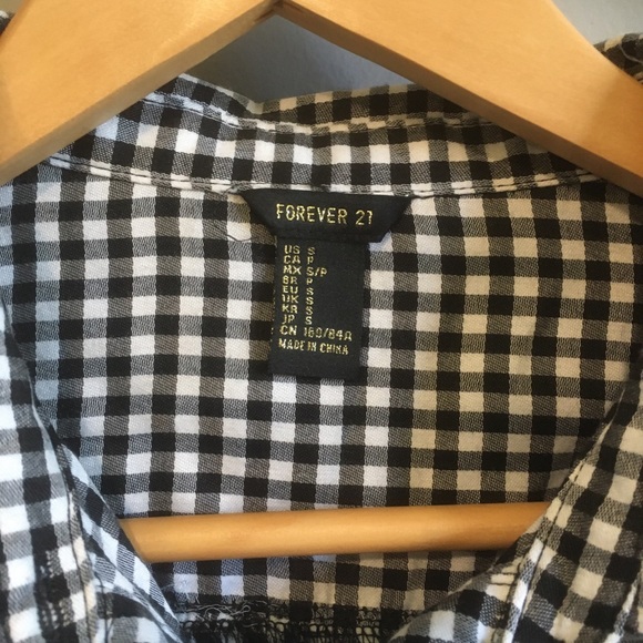 SALE ⚡️3/20⚡️ Forever 21 gingham blouse western - Picture 3 of 4